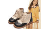 Δαντέλλα επάνω στις δευτερεύουσες μπότες της Οξφόρδης παιδιών φερμουάρ μόδας